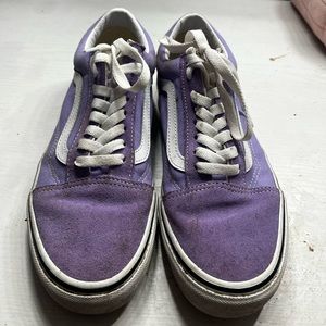 Womens 8.5 Lavender Old skool vans